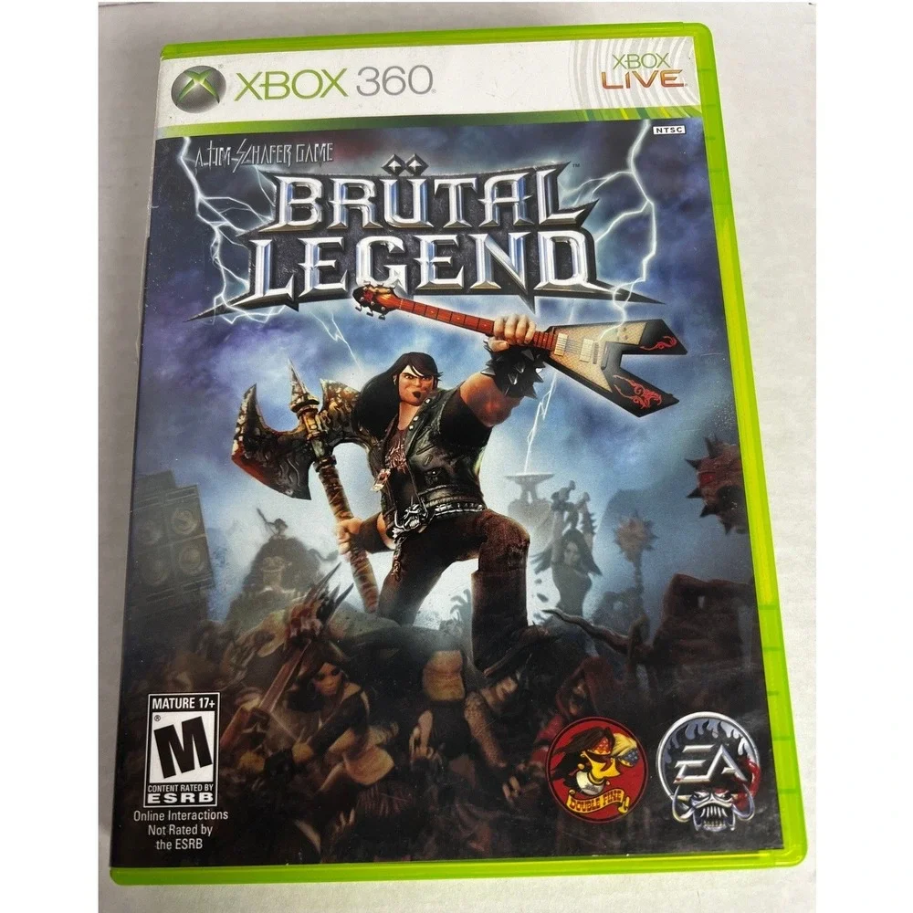 Brutal Legend Xbox 360 Complete CIB w Manual Jack Black Heavy Metal